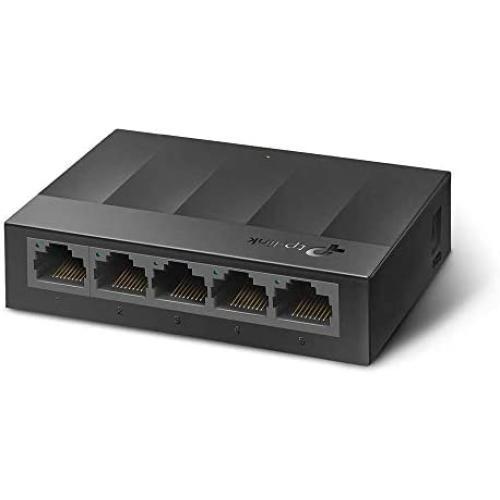 TP-Link Litewave 5 Port Gigabit Ethernet Switch | Desktop Ethernet Splitter | Plastic Case | Unshielded Network Switch | Plug & Play | Fanless Quiet | Unmanaged (LS1005G)
