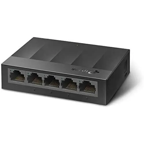TP-Link Litewave 5 Port Gigabit Ethernet Switch | Desktop Ethernet Splitter | Plastic Case | Unshielded Network Switch | Plug & Play | Fanless Quiet | Unmanaged (LS1005G)