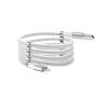 Krongkoy 3.2ft-Ap,Magnet Storage Data Cable,Self-Coiling Data Cable,Magnetic Cable,Magnetic Charger Cable,Compatible with All i-Products.