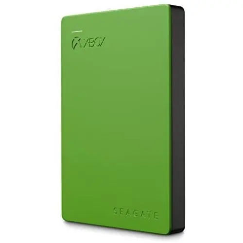 Seagate Game Drive 2TB External Hard Drive Portable HDD, Designed For Xbox One, Green - 1 year Rescue Service (STEA2000403)
