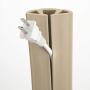 UT Wire 3-Channel Cord Protector & Concealer for Floor - 10FT - Beige