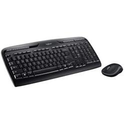 Logitech MK320 Wireless Desktop Keyboard and Mouse Combo — Entertainment Keyboard and Mouse, 2.4GHz Encrypted Wireless Connection, Long Battery Life