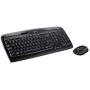Logitech MK320 Wireless Desktop Keyboard and Mouse Combo — Entertainment Keyboard and Mouse, 2.4GHz Encrypted Wireless Connection, Long Battery Life