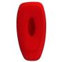 BAR Autotech Silicone Rubber Shell Case Keyless Entry Car Remote Key Fob Cover fit for Ford Focus 3 Escape Fiesta ST Titanium Mondeo Ecosport Kuga MK3 3 Buttons (1 Pair) (Red)