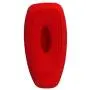 BAR Autotech Silicone Rubber Shell Case Keyless Entry Car Remote Key Fob Cover fit for Ford Focus 3 Escape Fiesta ST Titanium Mondeo Ecosport Kuga MK3 3 Buttons (1 Pair) (Red)