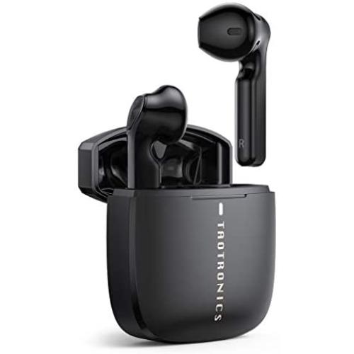 Wireless Earbuds, TaoTronics SoundLiberty 92 Bluetooth 5.0 Earbuds with Charging Case Hi-Fi Stereo TWS True Wireless Earbuds with Mic Smart Touch Control IPX8 30H Playtime Wireless Earphones