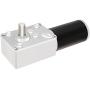 Aobbmok DC Motor 12V Low Speed 160 RPM High Torque Little Geared Motor with Metal Gear Reducer