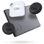 Tile Essentials (2020) 4-pack (1 Mate, 1 Slim, 2 Stickers) - Bluetooth Tracker & Item Locators for Keys, Wallets, Remotes & More; Easily Find All Your Things