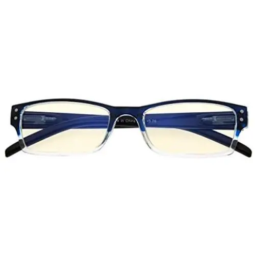 Anti Blue Rays Reduce Eyestrain and Headache Eyeglasses Computer Reading Glasses