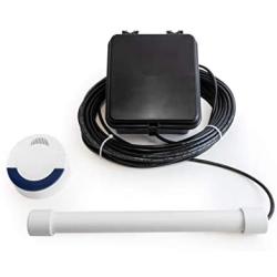 Dakota Alert DCPA-4000 Wireless Driveway Alarm System - DCR-4000 Receiver and DCPT-4000 Vehicle Detecting Probe Transmitter with 50-FT of Direct Burial Cable
