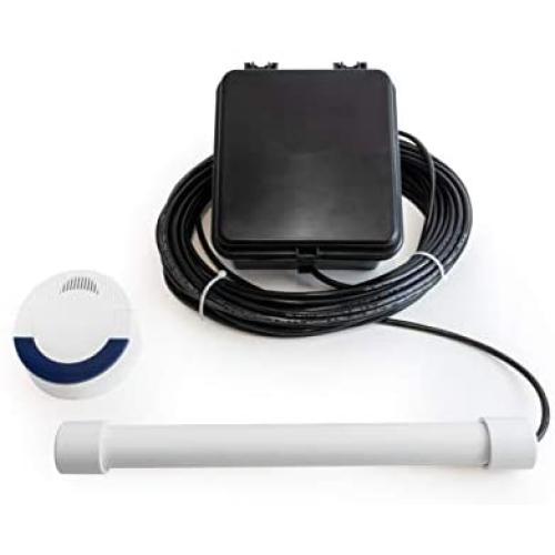 Dakota Alert DCPA-4000 Wireless Driveway Alarm System - DCR-4000 Receiver and DCPT-4000 Vehicle Detecting Probe Transmitter with 50-FT of Direct Burial Cable
