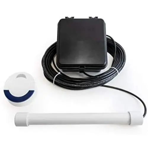 Dakota Alert DCPA-4000 Wireless Driveway Alarm System - DCR-4000 Receiver and DCPT-4000 Vehicle Detecting Probe Transmitter with 50-FT of Direct Burial Cable