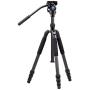 SIRUI T04S Series Carbon Fiber Tripod with VA-5 Compact Fluid Video Head (T-024SK+VA-5)