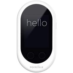 Pocketalk Classic Language Translator Device - Portable Two-Way Voice Interpreter - 82 Language Smart Translations in Real Time (White)