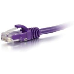 C2G 00470 Cat5e Cable - Snagless Unshielded Ethernet Network Patch Cable, Purple (10 Feet, 3.04 Meters)