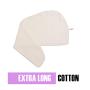 Aspen5 Huge 400 GSM Cotton Hair Towel Wraps for Women | Super Absorbent Quick Dry Hair Towel | Hair Turban Ideal for Long and Curly Hair | Plopping Towel Curly Hair (Coral White)