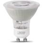 Feit Electric BPMR16IFGU500950CA/6 6W 50W Equivalent Dimmable 450 Lumen GU10 Base LED MR16 Light Bulb, 2.3''H x 2''D, 5000K (Daylight), 6 Piece