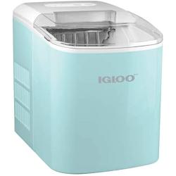 Igloo ICEB26AQ Automatic Portable Electric Countertop Ice Maker Machine & Winco Stainless Steel 4 Ounce Ice Scoop, Medium
