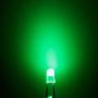 Chanzon 100 pcs 3mm Green Diffused LED Diode Lights (Frosted Lens Round DC 3V 20mA) Lighting Bulb Lamps Electronics Components Indicator Light Emitting Diodes