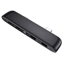 CHNFUWEI Model 3 / Y USB Hub with USB-C and USB-A Connectors, and Multi-Function Include Touch Light, Compatible for Tesla Model 3 / Model Y (Not Fit Tesla Model 3 Produced After 2021 and Not Model Y)
