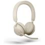 Jabra Evolve2 65 Wireless Headset USB-C Stereo UC w/Stand, Bluetooth Dongle, Compatible with Zoom, Webex, Skype, Smartphones, Tablets, PC/MAC, 26599-989-888, Global Teck Gold Support Plan Included
