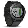 Garmin Approach S60, Premium GPS Golf Watch with Touchscreen Display and Full Color CourseView Mapping, Black w/ Leather Band