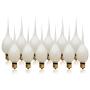 LightLady Studio, Silicone Dipped Candle Light Bulbs, 7 Watts, Pack of 12, Replacement Bulb for Window Candles