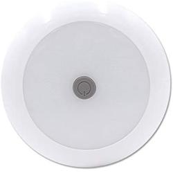 5 Inch 12/24V 3.5W Surface Mount Bright White Round Car Interior Ceiling LED Light with ON/Off Switch, DAMAVO YML072 5700K, Energy Saving for RV Motorhome Travel Trailer Camper Caravan Marine Boats