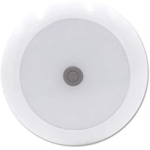 5 Inch 12/24V 3.5W Surface Mount Bright White Round Car Interior Ceiling LED Light with ON/Off Switch, DAMAVO YML072 5700K, Energy Saving for RV Motorhome Travel Trailer Camper Caravan Marine Boats