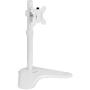 VIVO Single 13 to 32 inch Monitor Desk Stand, Freestanding VESA Steel Mount Base, Adjustable Height, Tilt, Swivel, Rotation, White STAND-V001HW