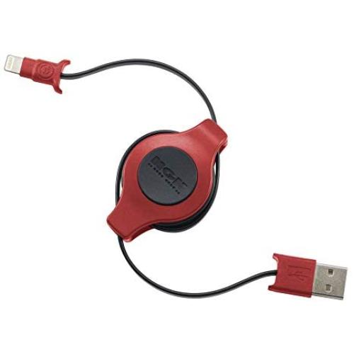 EDG - Apple MFI Certified Retractable Lightning Cable | Charge and Sync Lightning to USB - 3.5 Feet