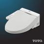 TOTO SW2014#01 A100 Electronic Bidet Toilet Cleansing Warm Water and Heated Seat, Elongated, Cotton White