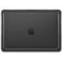 Speck 13'' Macbook Pro w/without Touch Bar Presidio Clear Case, IMPACTIUM 4-Foot Drop Protected Macbook Case that Resists UV Yellowing with On-The-Go Protection, Black