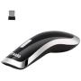 THARO M1 Wireless 1D Barcode Scanner, Mini Handheld Laser Bar-Code Reader, Cordless 1D Barcode Scanner with USB Receiver for Store, Supermarket, Warehouse (Black)