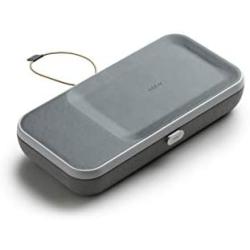 Orbitkey Nest | Portable and Customizable Desk Organizer Case with an in-Built Wireless Charger | Movable Dividers | Ash