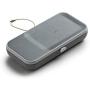 Orbitkey Nest | Portable and Customizable Desk Organizer Case with an in-Built Wireless Charger | Movable Dividers | Ash