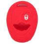 SEGADEN Silicone Cover Protector Case Holder Skin Jacket Compatible with BMW Mini Cooper 2 Button Remote Key Fob CV4905 Red