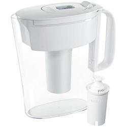 Brita Standard Metro Water Filter Pitcher, Small 5 Cup 1 Count, White (Lid Function May Vary)