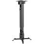 Mount-It! Wall or Ceiling Projector Mount with Universal LCD/DLP Mounting for Epson, Optoma, Benq, ViewSonic Projectors, 44lb Load Capacity, Black