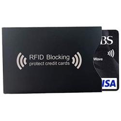 WeTest RFID Sleeves Credit Card Sleeve – Credit Card Protector Sleeves Blocks Credit Cards Transfer of Data Protecting Against Thieves Electronic Pickpocketing – 10 PCS Blue