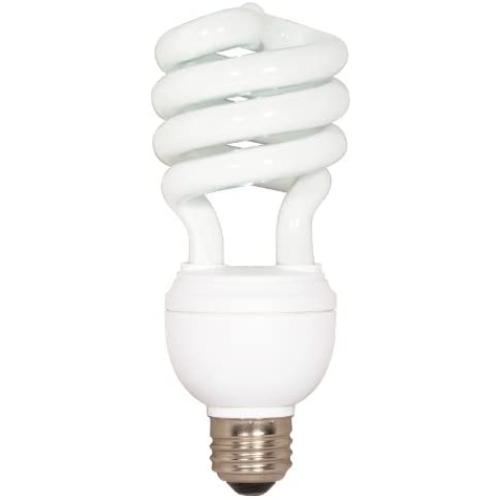 Satco S7341 12/20/26-Watt Medium Base 3-Way Spiral, 2700K, 120V, Equivalent to 30/70/100-Watt Incandescent Lamp with Energy Star Rated