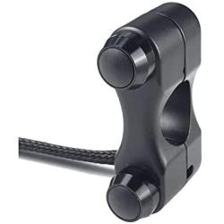 Motorcycle Switch Handlebar Push Button Switch Gear Black 7/8 22mm Universal Cycling retail (Color : Black, Size : Latching)