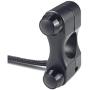 Motorcycle Switch Handlebar Push Button Switch Gear Black 7/8 22mm Universal Cycling retail (Color : Black, Size : Latching)