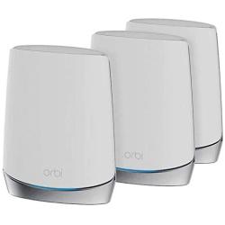 NETGEAR Orbi RBK753 High-Performance Whole Home Mesh WiFi System 3-Pack Includes 1 Router & 2 Satellites White