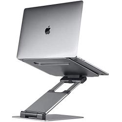 Ergonomic Laptop stand for desk, Adjustable height up to 20'', Laptop riser computer stand for laptop, Portable laptop stands, Fits MacBook, Laptops 10 15 17 inches, Laptop holder and Laptop desk stand