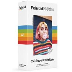 Polaroid Hi-Print Paper - 2x3 Paper Cartridge (20 Sheets) Dye-Sub (Not Zink) Cartridge