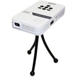 AAXA Technologies KP-101-01 AAXA LED Pico Micro Video Projector - Pocket Size Portable Mobile Mini Projector with mini-HDMI, built-in Media Player & Speakers, 3.5mm Aux Out, Micro SD/USB readers and 80 Min Lithium-Ion Battery