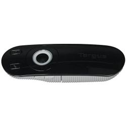 Targus Laser Presentation Remote with KeyLock, 2.4GHz Wireless, USB, Range up to 50 Feet AMP13US, Black with Gray