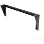StarTech.com 1U Wall Mount Patch Panel Bracket – 19 in – Steel - Vertical Mounting Bracket for Networking and Data Equipment (RK119WALLV),Black