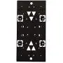Gibraltar Mailboxes Universal Mailbox Mounting Bracket Molded Plastic Black, Mounting Bracket, PLMB0060